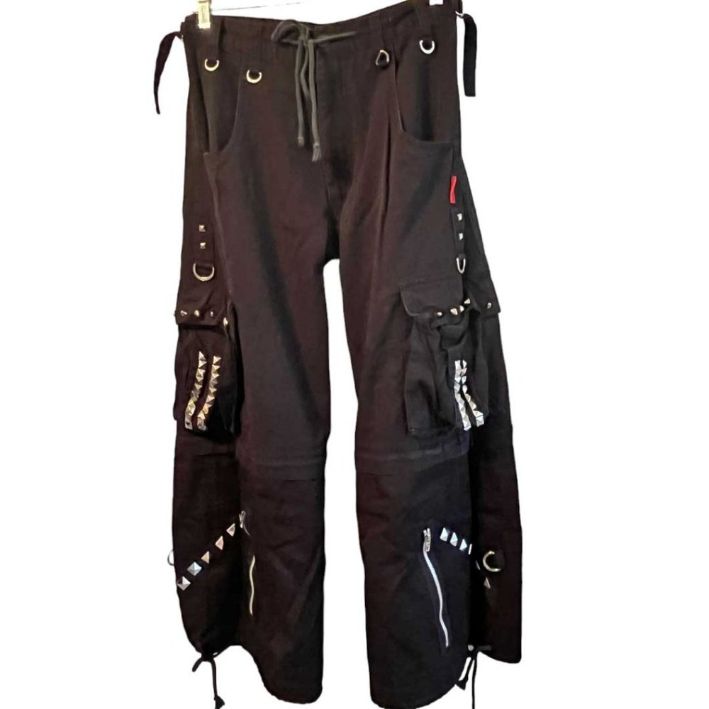 Vintage Tripp NYC Man Wide Leg Goth Convertible Cargo Pants